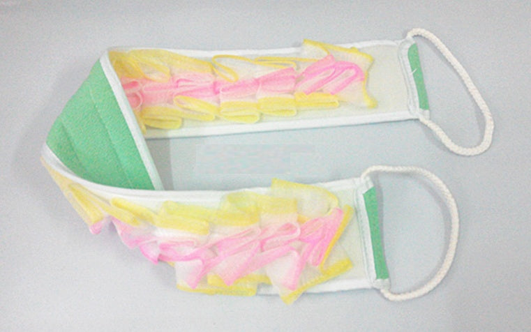 Long Nylon Bath Brush for Back & Body Scrubbing