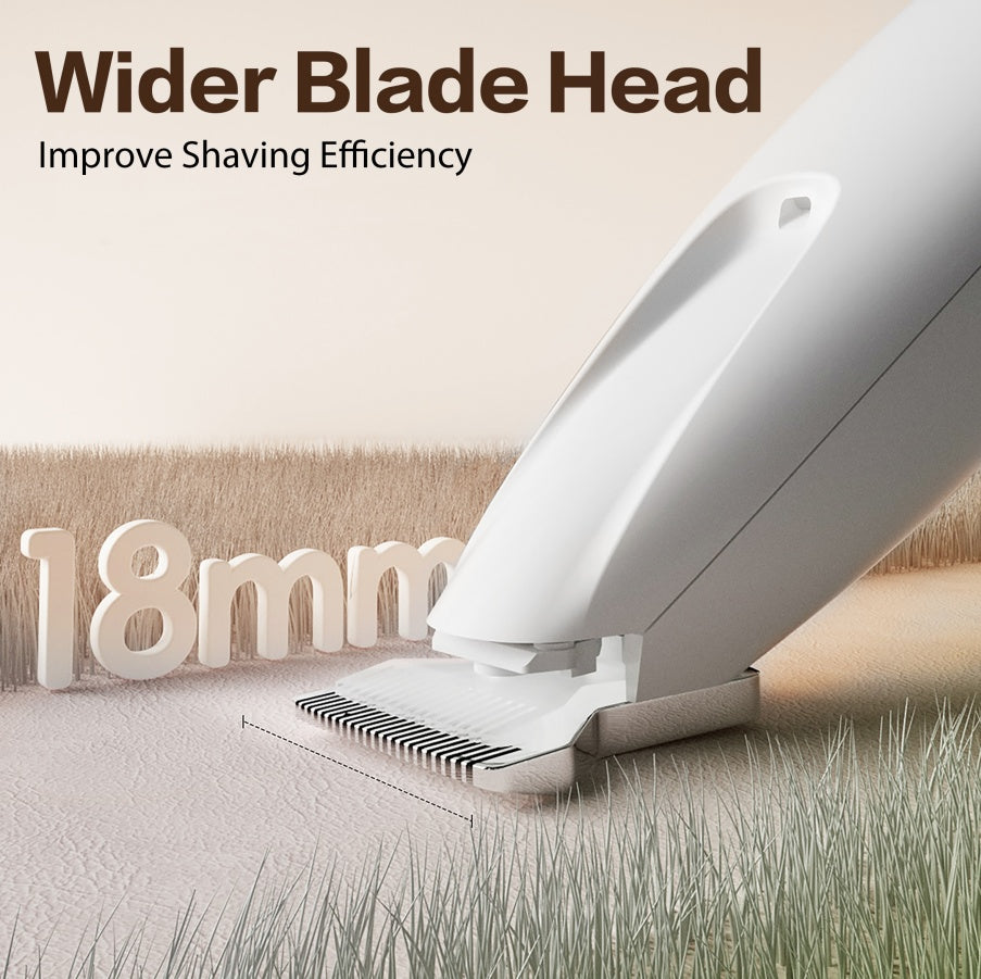 Rechargeable Pet Hair Trimmer | LED Precision & Waterproof