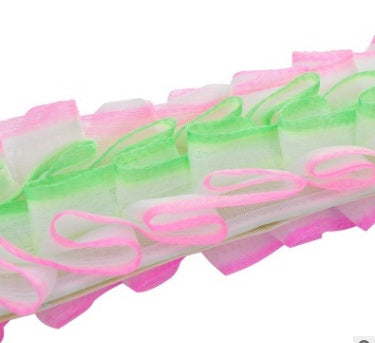 Long Nylon Bath Brush for Back & Body Scrubbing
