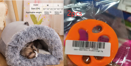 Autumn/Winter Portable Pet Nest | Cozy Dog & Cat Bed