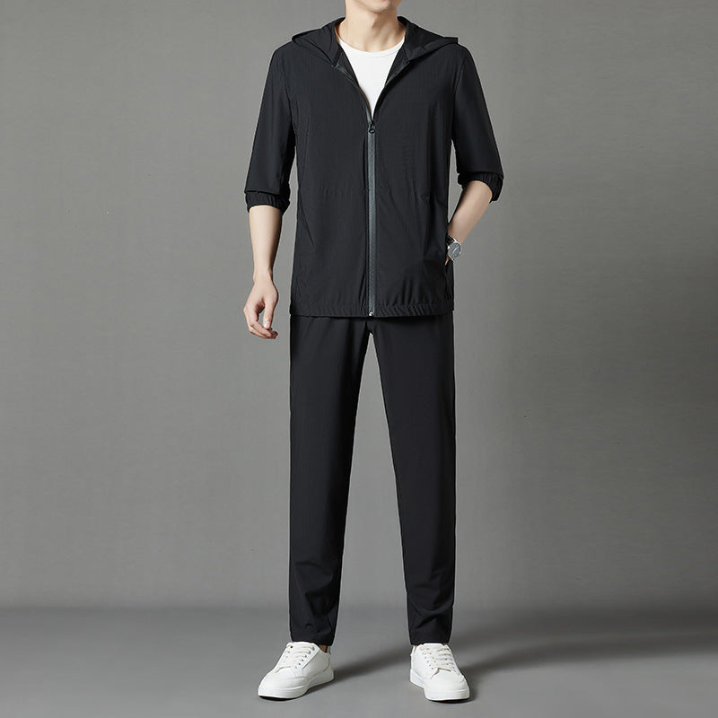 Korean Version Sun-protective Clothing Suit Fashion Loose Casual Hooded Thin