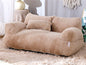 Warm Plush Pet Bed | Luxury Sofa for Cats & Puppies