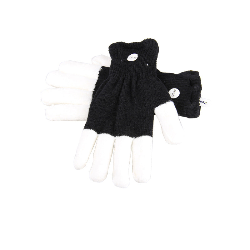 Very Good Brand LED Night Glow Gloves Flash Gloves Entertainment Cheer Glow Gloves
