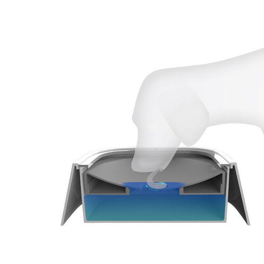 Portable Pet Water Bowl | Anti-Overflow Slow Feeder