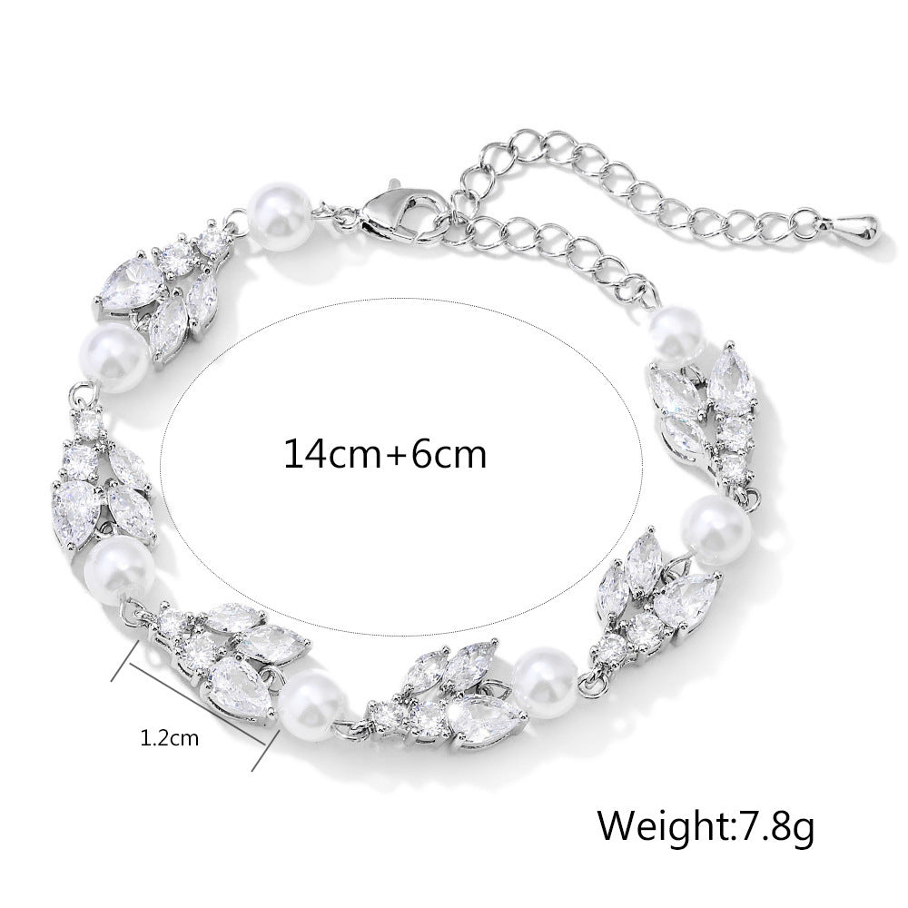 Light Luxury Micro Inlaid Zircon Girlfriends Jewelry