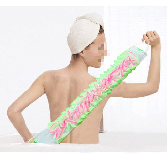1PC Long Rubbing Washcloth Bath Brush For Back Towers Exfoliating Scrub Shower Sponge For Body Bathroom Accessories Nylon Towel