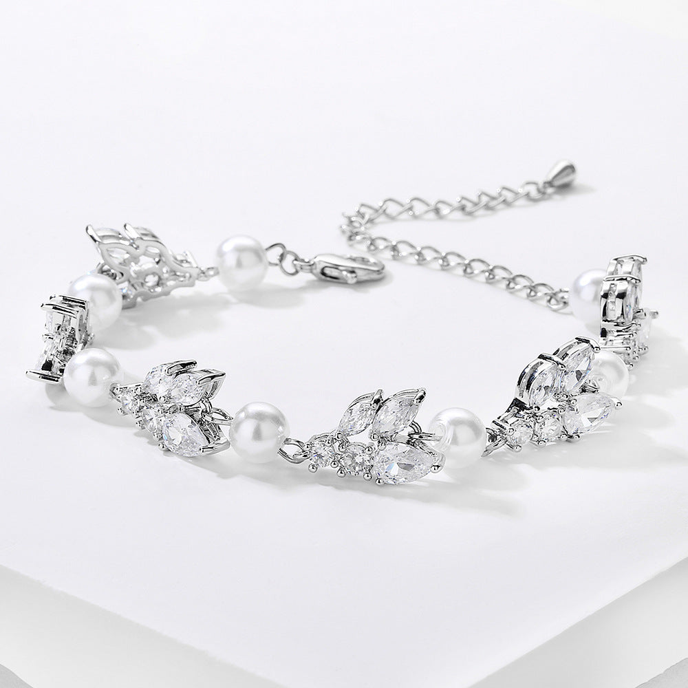 Light Luxury Micro Inlaid Zircon Girlfriends Jewelry