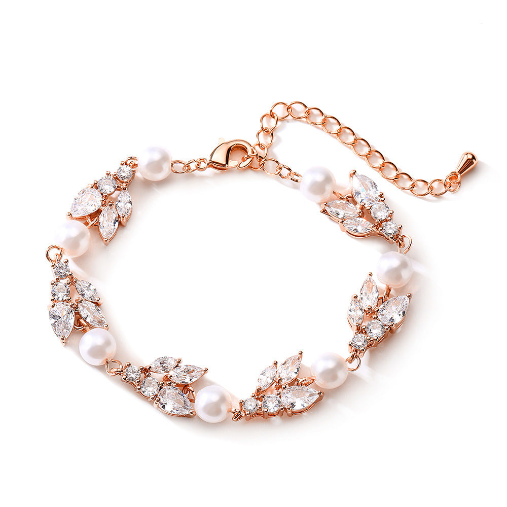 Light Luxury Micro Inlaid Zircon Girlfriends Jewelry