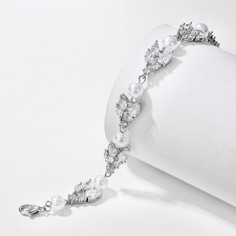 Light Luxury Micro Inlaid Zircon Girlfriends Jewelry
