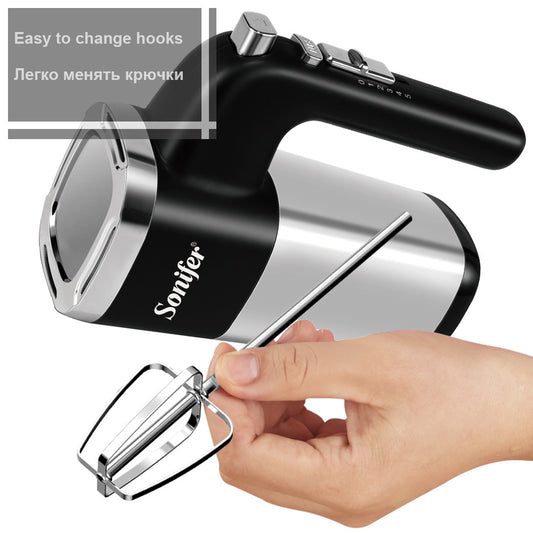 500W Electric Hand Mixer with 5 Speeds – Dough & Egg Beater (220V)