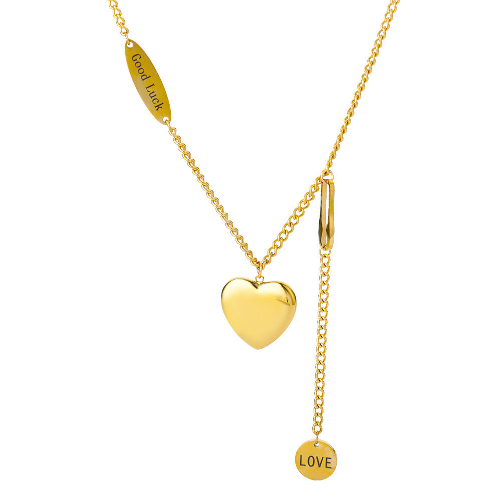 Zircon Heart & Star Choker Necklace – Wedding Gift