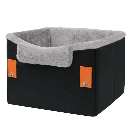 Dog Car Booster Seat for Small Pets with Safety Clip