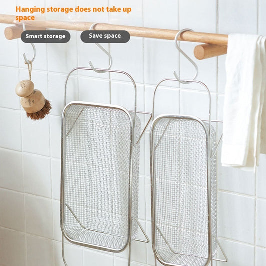 Stainless Steel Sink Drainage Basket Kitchen Sink Retractable