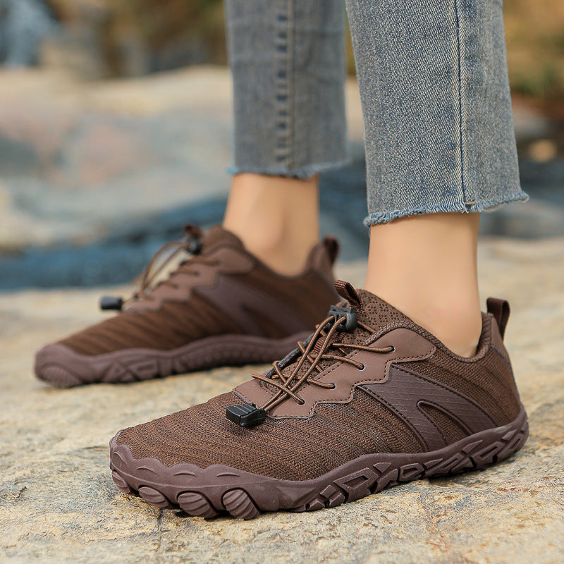 2024 Cross-border New Breathable Wide Last Shoes Men And Women Comfortable Soft Sneaker Outdoor Multi-functional Casual Shoes Wholesale