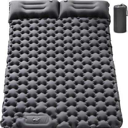 Outdoor Inflatable Cushion Lightweight Portable Outdoor Camping Foot Step Moisture-proof Double Sleeping Mat Lunch Break Car Inflatable Mattress