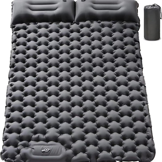 Outdoor Inflatable Cushion Lightweight Portable Outdoor Camping Foot Step Moisture-proof Double Sleeping Mat Lunch Break Car Inflatable Mattress