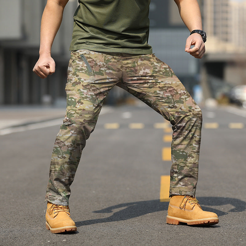 Outdoor Archon Tactical Pants Plaid Fabric IX9 City Special Service Pants Outdoor Class IX7 Multi-Pocket Overalls Men