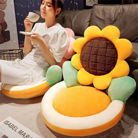 Children&#039;s Lazy Sofa Cute Flower Kindergarten Baby Boys And Girls Bedroom Reading Area Floor Tatami Cushion