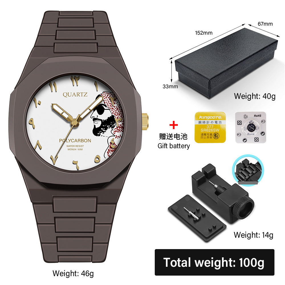 Watch Men&#039;s Advanced Sense Waterproof Women&#039;s Watch Explosions Plastic Men&#039;s Quartz Watch