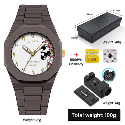Watch Men&#039;s Advanced Sense Waterproof Women&#039;s Watch Explosions Plastic Men&#039;s Quartz Watch