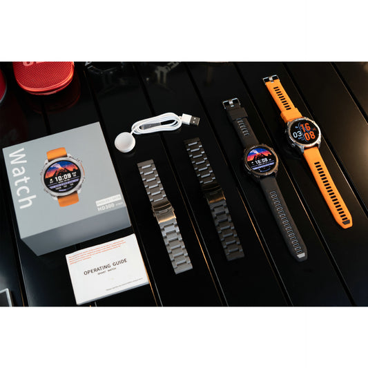 HD300 Bluetooth Smart Watch Outdoor Depth Waterproof Diving 30 M AMOLED Screen