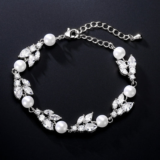 Light Luxury Micro Inlaid Zircon Girlfriends Jewelry
