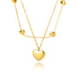 Zircon Heart & Star Choker Necklace – Wedding Gift