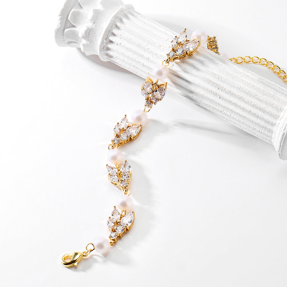 Light Luxury Micro Inlaid Zircon Girlfriends Jewelry