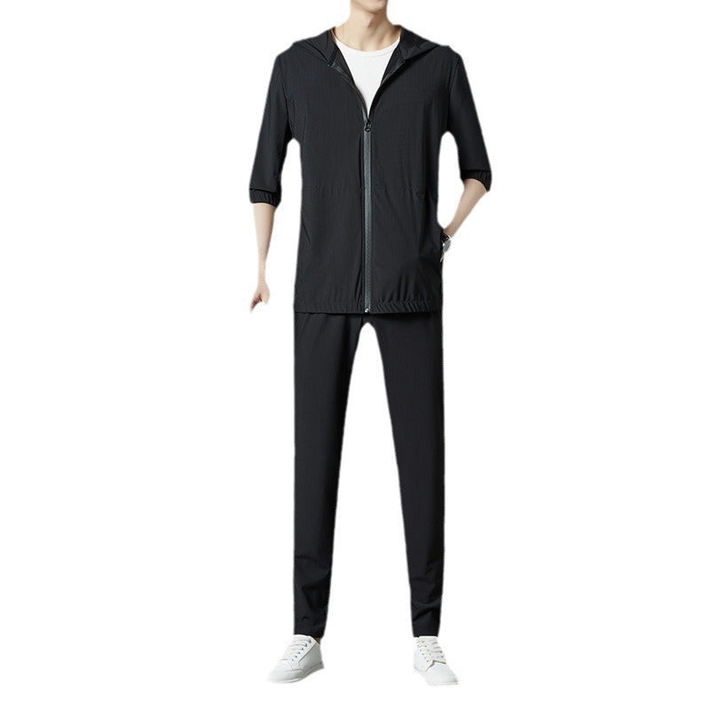 Korean Version Sun-protective Clothing Suit Fashion Loose Casual Hooded Thin
