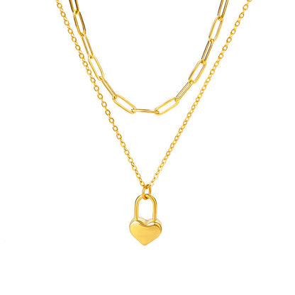 Zircon Heart & Star Choker Necklace – Wedding Gift