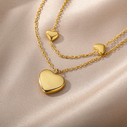 Zircon Heart & Star Choker Necklace – Wedding Gift