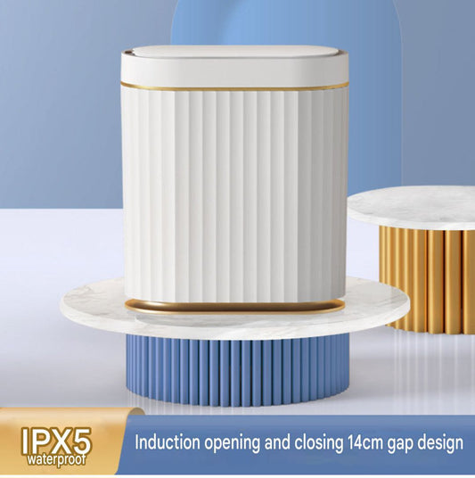 Intelligent Induction Trash Can Automatic Household Toilet Electric Narrow Paper Basket.