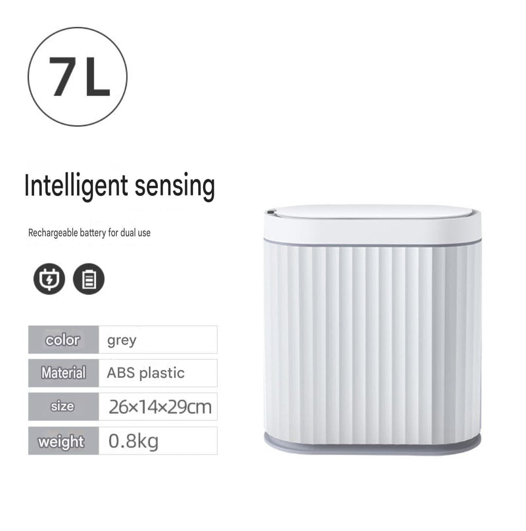Intelligent Induction Trash Can Automatic Household Toilet Electric Narrow Paper Basket.