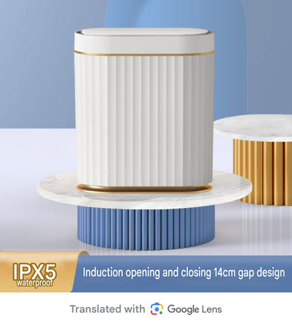 Intelligent Induction Trash Can Automatic Household Toilet Electric Narrow Paper Basket.